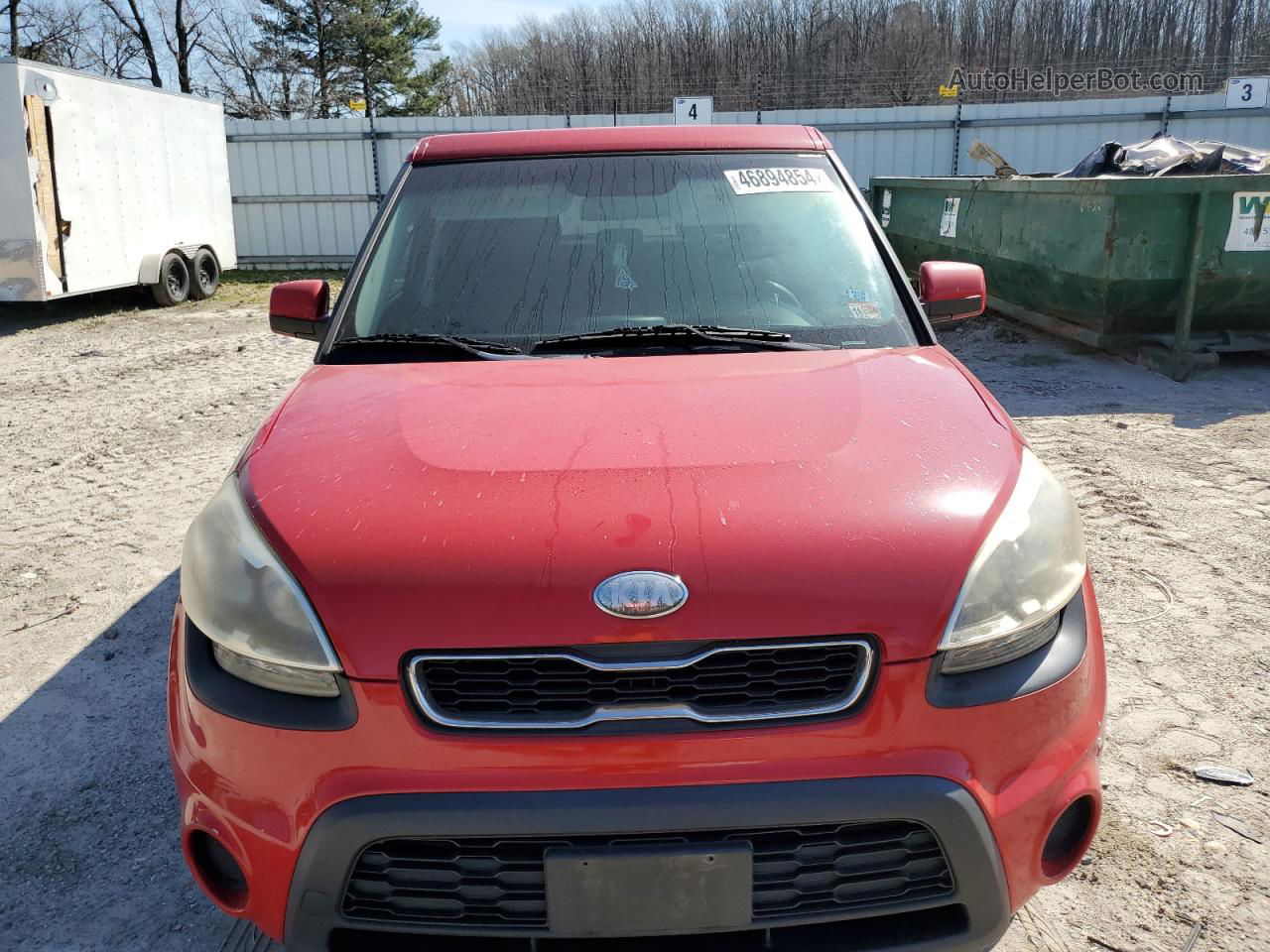 2013 Kia Soul  Красный vin: KNDJT2A56D7563505