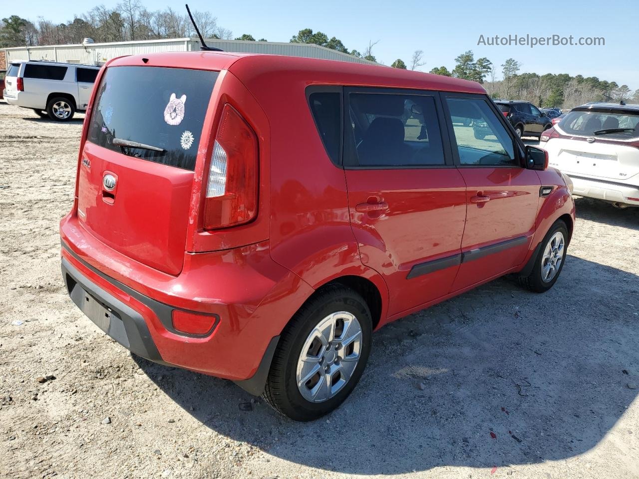 2013 Kia Soul  Красный vin: KNDJT2A56D7563505