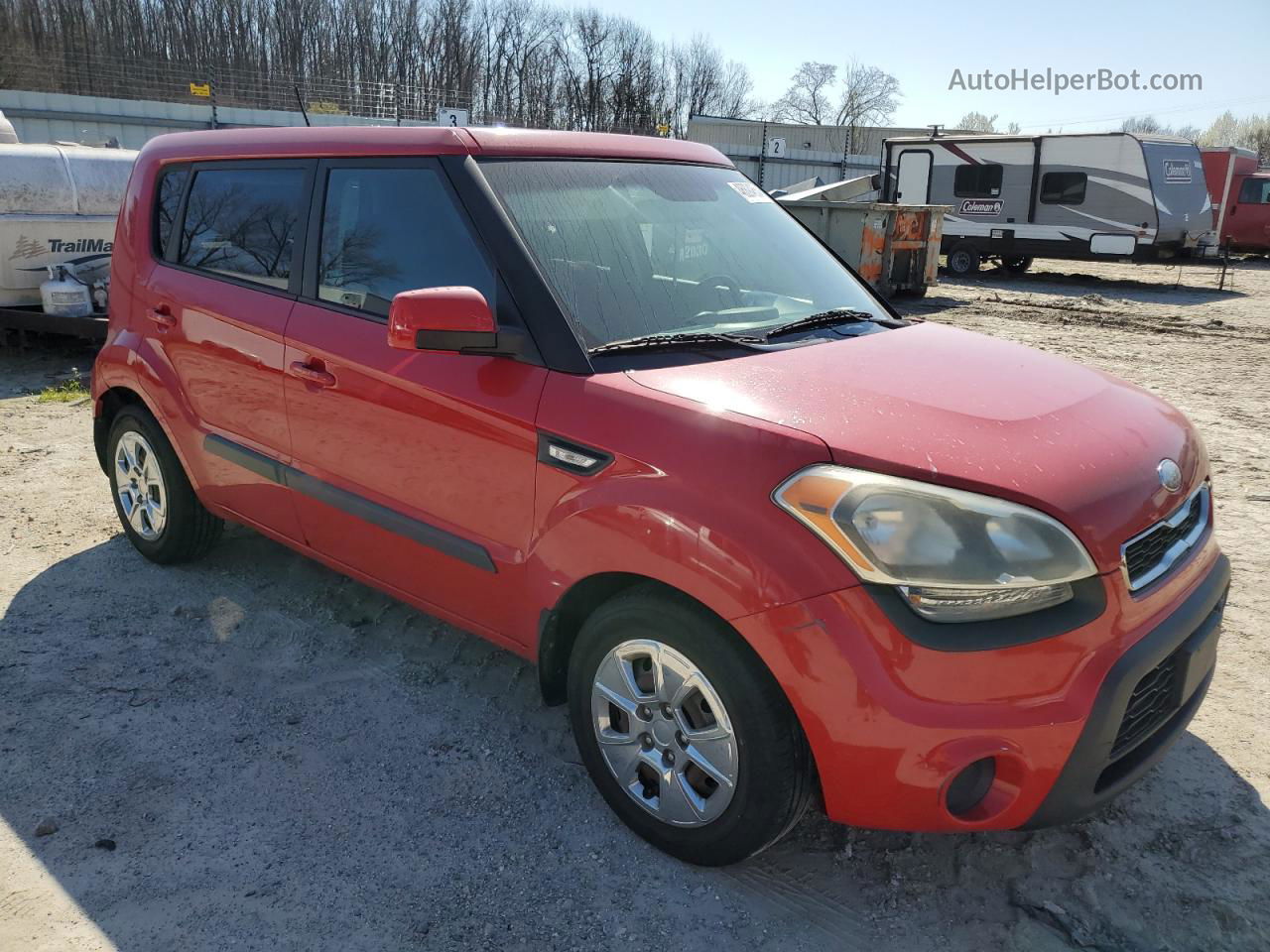 2013 Kia Soul  Красный vin: KNDJT2A56D7563505