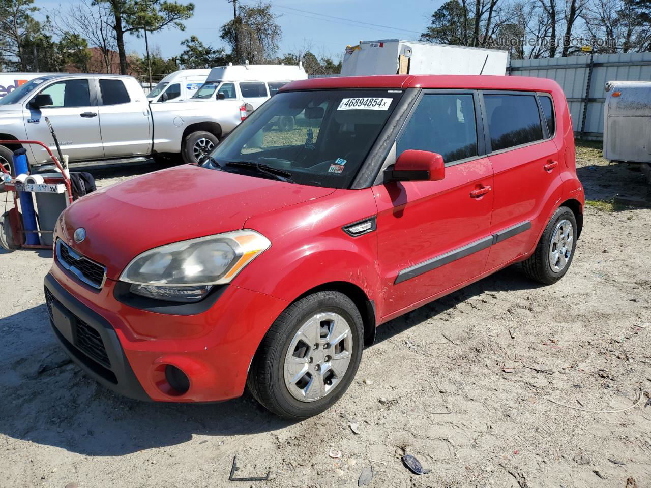 2013 Kia Soul  Красный vin: KNDJT2A56D7563505