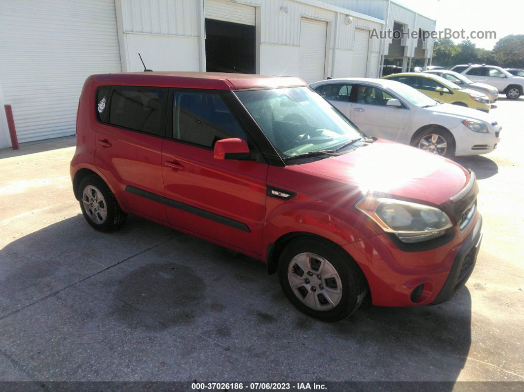 2013 Kia Soul Base Красный vin: KNDJT2A56D7591515