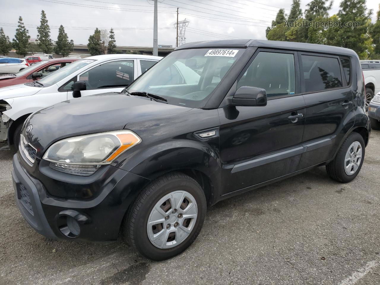 2013 Kia Soul  Черный vin: KNDJT2A56D7598643