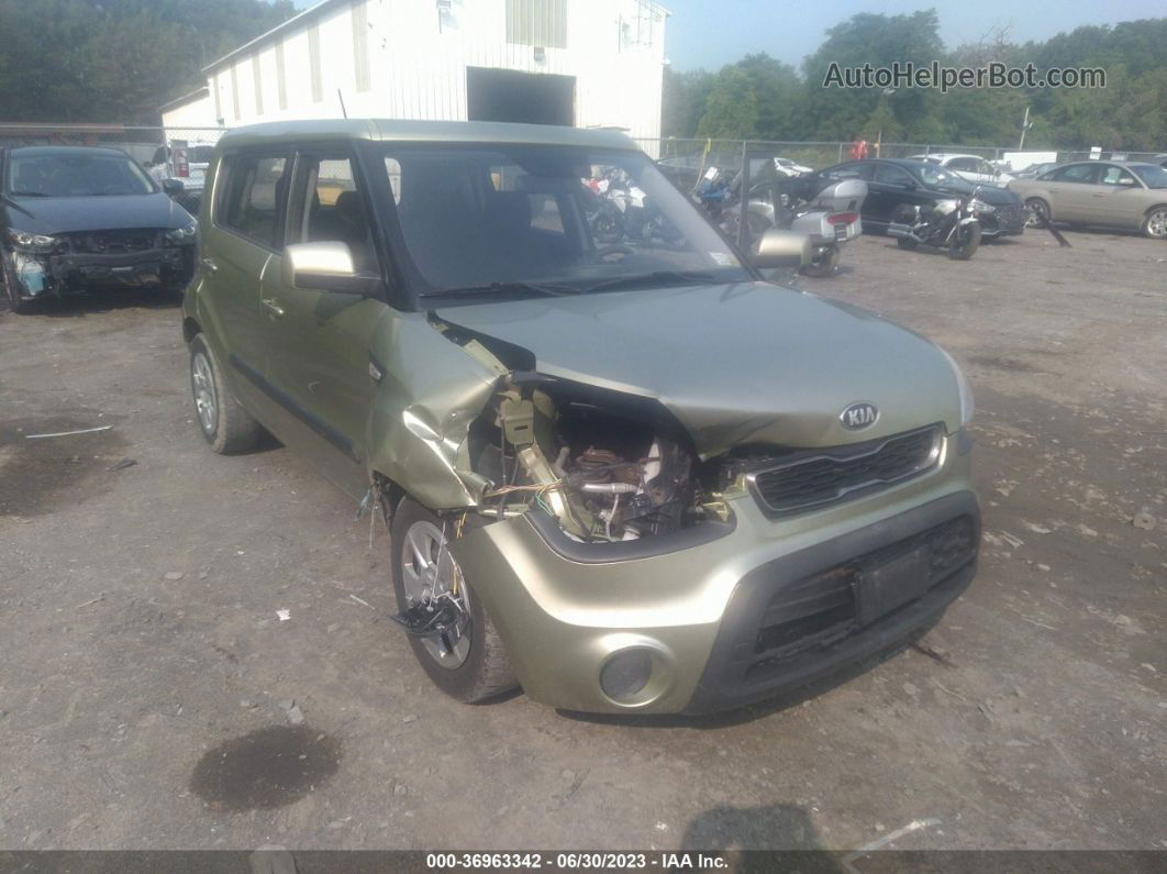 2013 Kia Soul Base Зеленый vin: KNDJT2A56D7632886