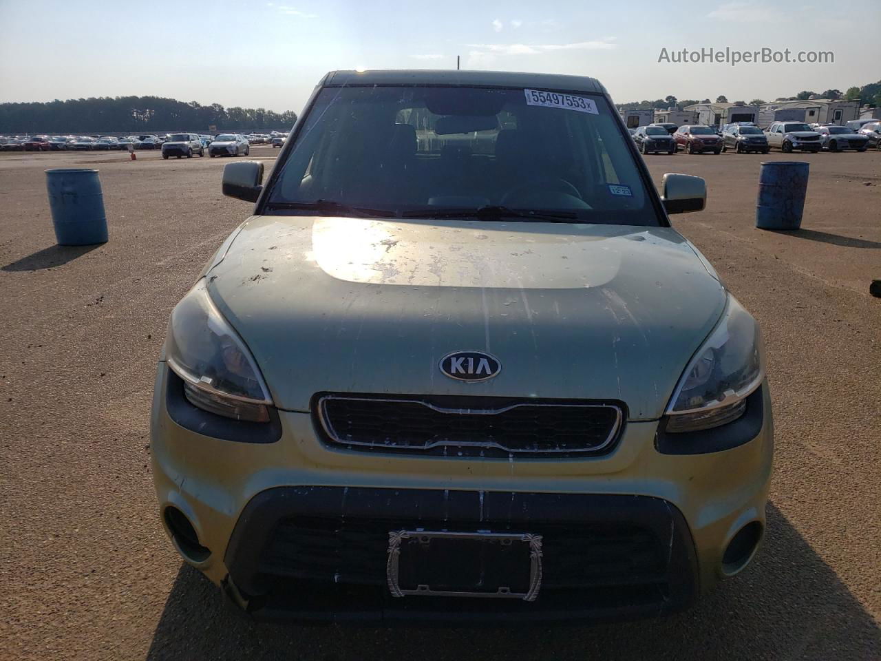 2013 Kia Soul  Зеленый vin: KNDJT2A57D7486899