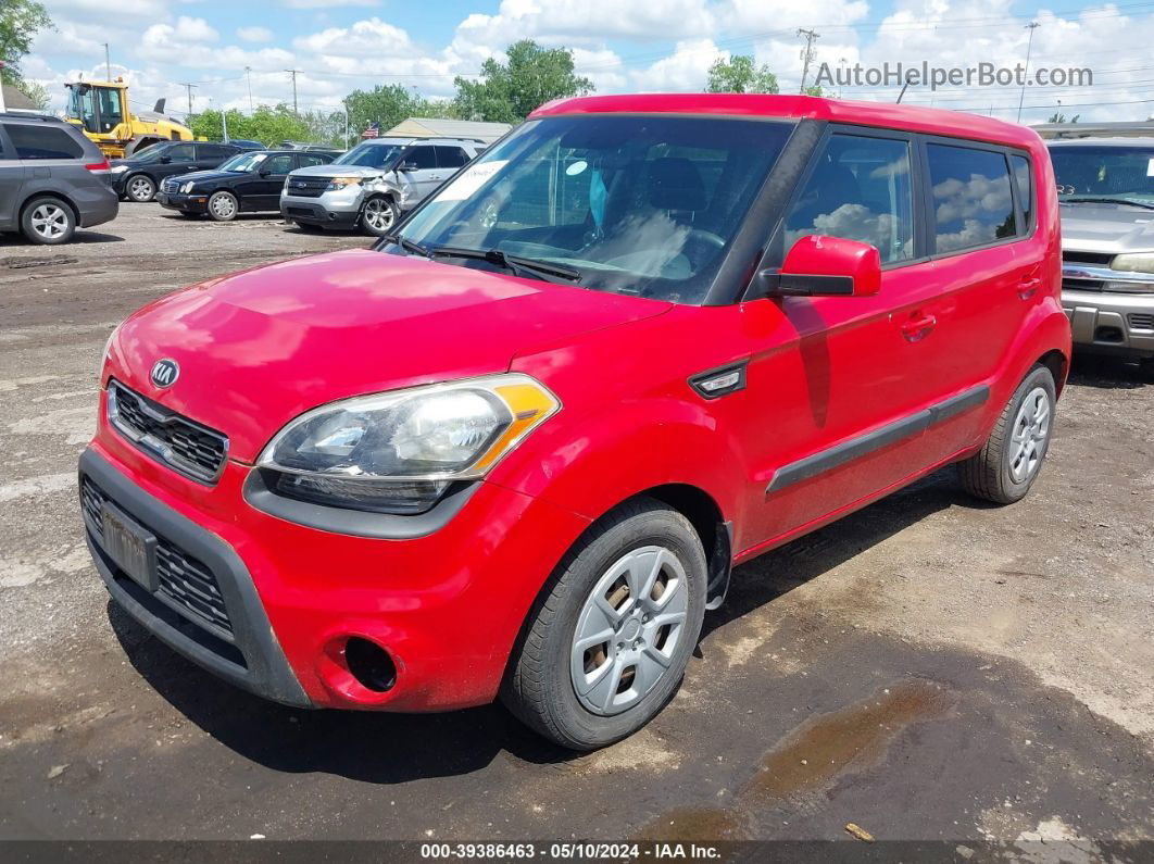 2013 Kia Soul   Red vin: KNDJT2A57D7552108