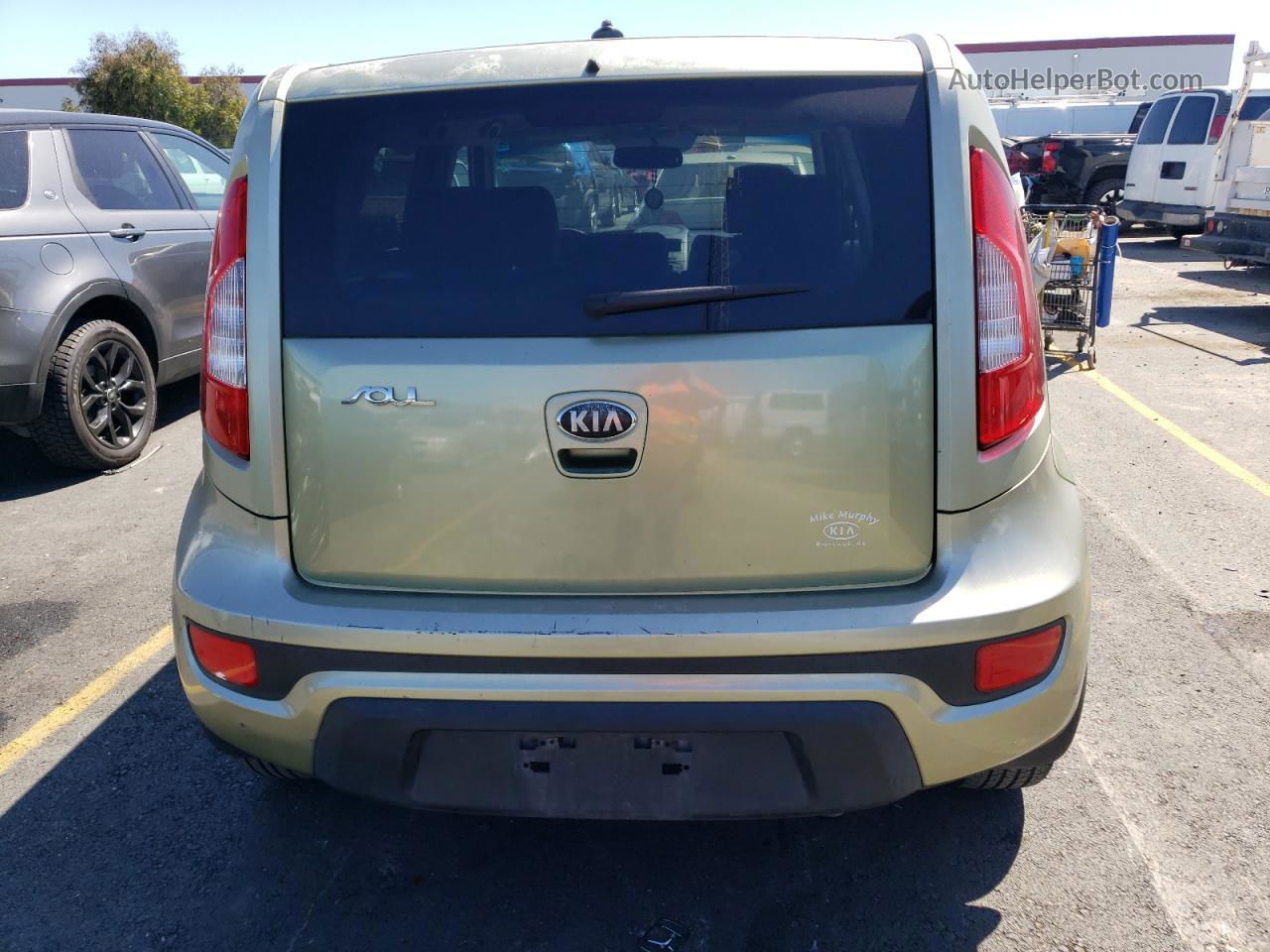 2013 Kia Soul  Зеленый vin: KNDJT2A57D7592480