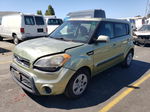 2013 Kia Soul  Зеленый vin: KNDJT2A57D7592480