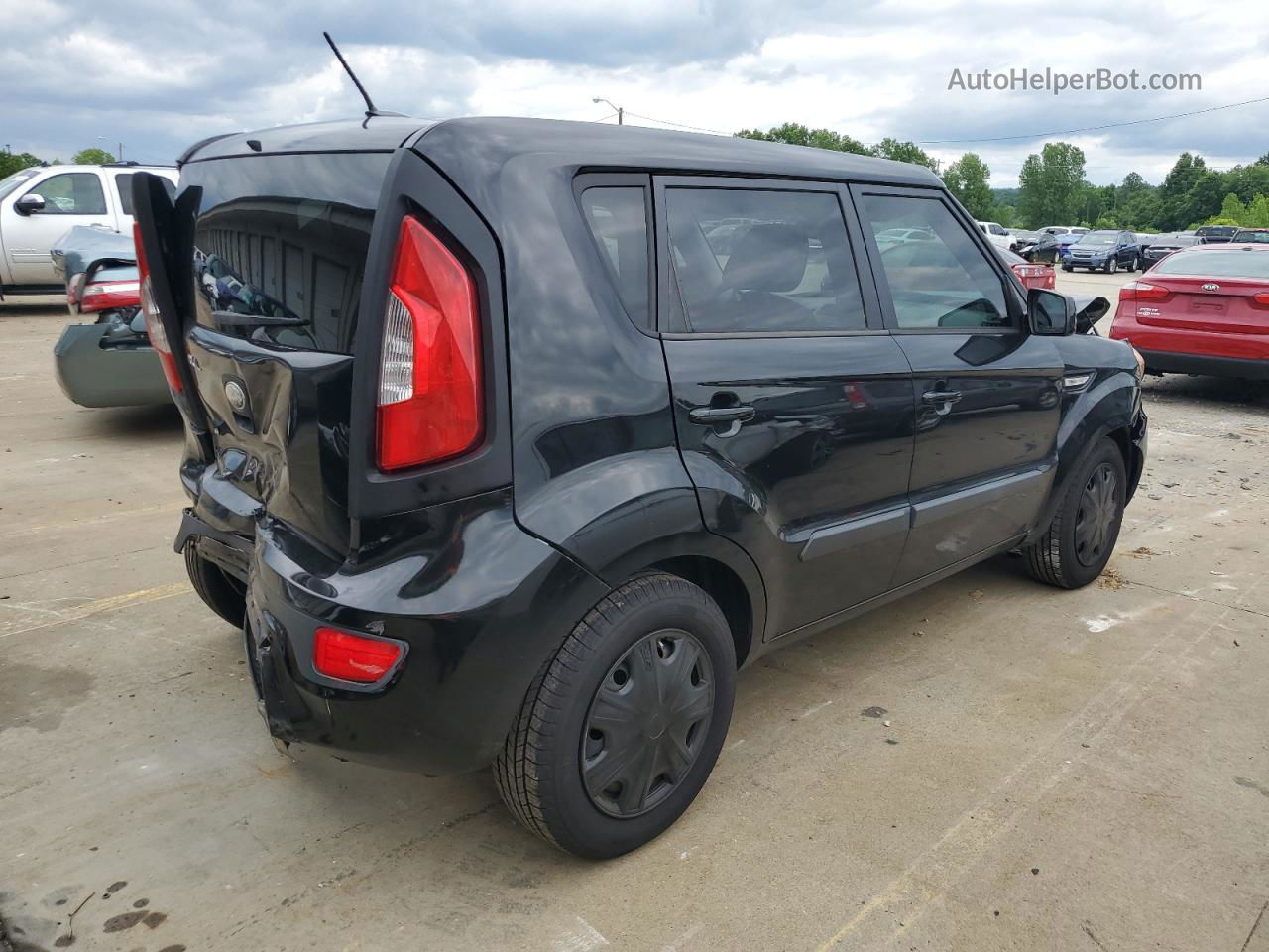 2013 Kia Soul  Черный vin: KNDJT2A57D7603719