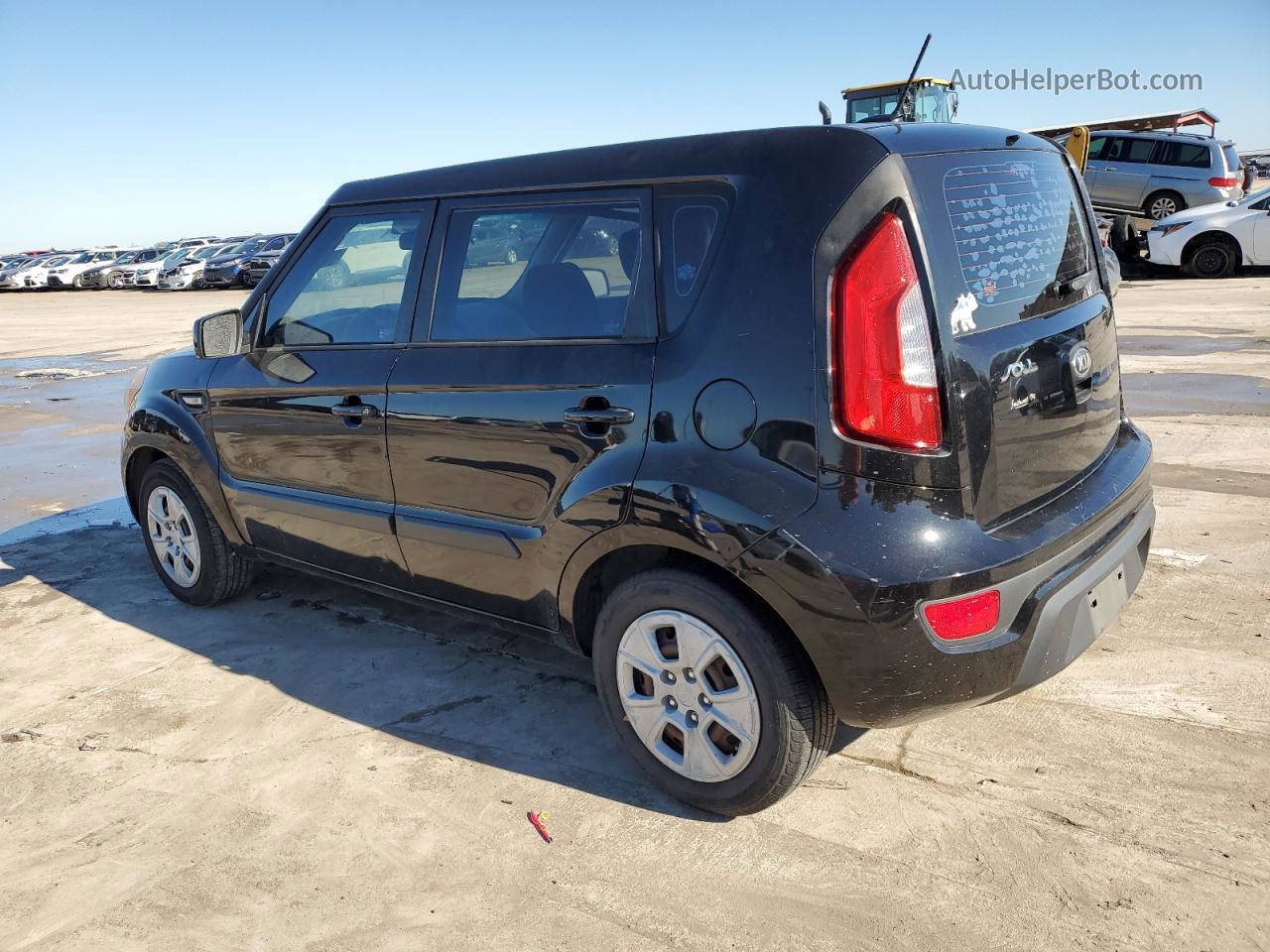 2013 Kia Soul  Черный vin: KNDJT2A57D7612887