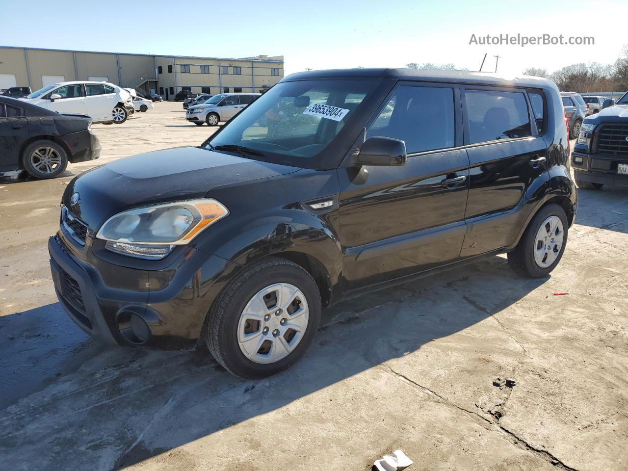 2013 Kia Soul  Черный vin: KNDJT2A57D7612887