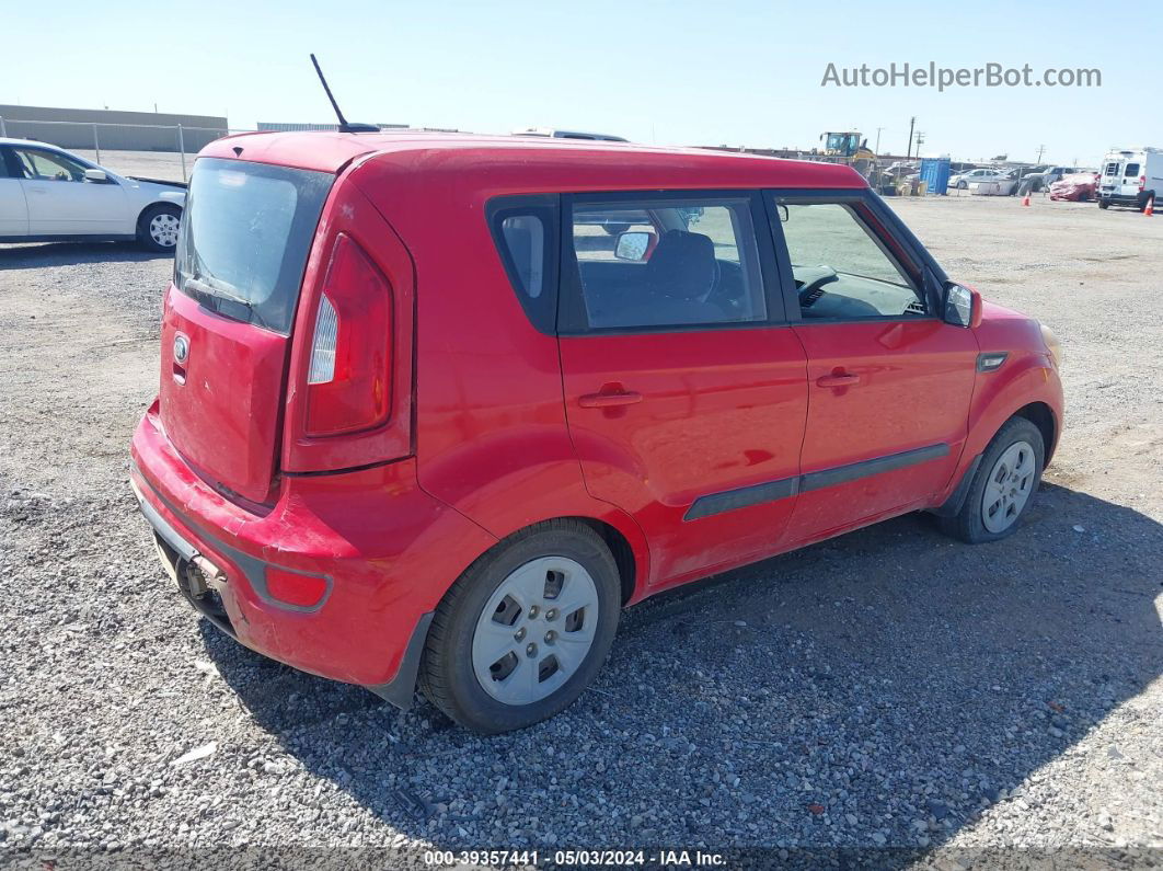 2013 Kia Soul   Red vin: KNDJT2A57D7616163