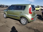 2012 Kia Soul  Зеленый vin: KNDJT2A58C7357780