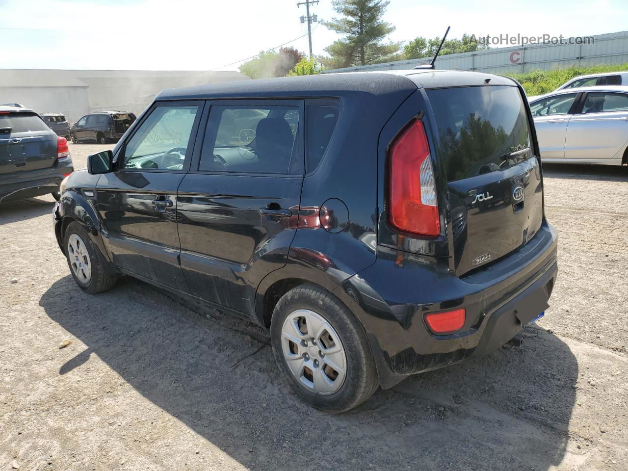 2012 Kia Soul  Черный vin: KNDJT2A58C7443767