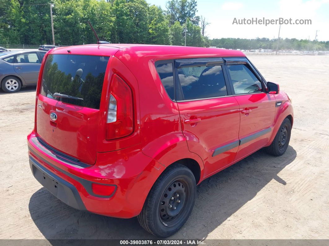 2013 Kia Soul   Red vin: KNDJT2A58D7504830