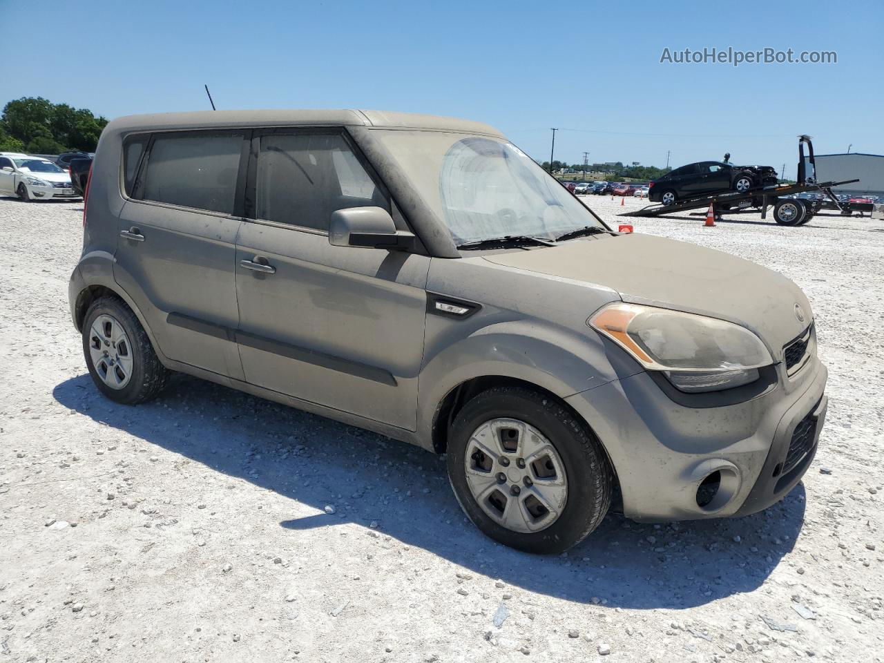 2013 Kia Soul  Gray vin: KNDJT2A58D7543711