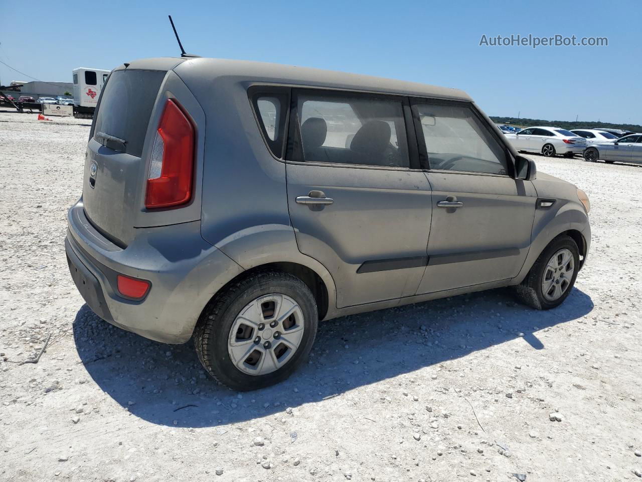 2013 Kia Soul  Gray vin: KNDJT2A58D7543711