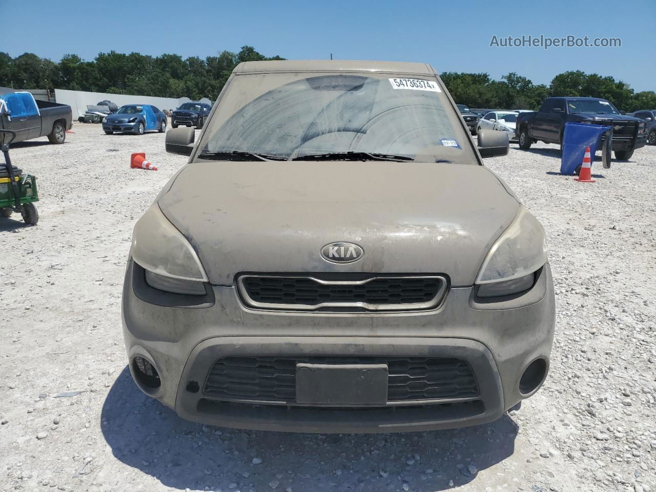 2013 Kia Soul  Gray vin: KNDJT2A58D7543711