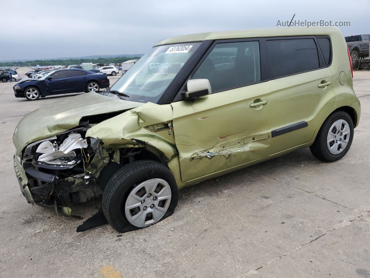 2013 Kia Soul  Green vin: KNDJT2A58D7549556