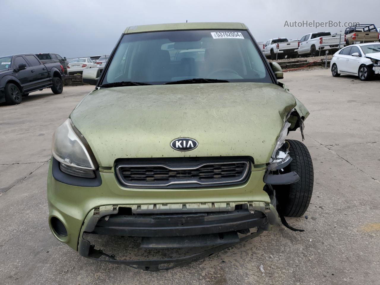 2013 Kia Soul  Green vin: KNDJT2A58D7549556