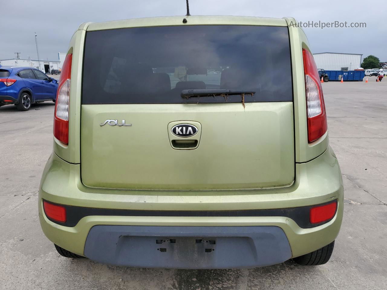 2013 Kia Soul  Green vin: KNDJT2A58D7549556