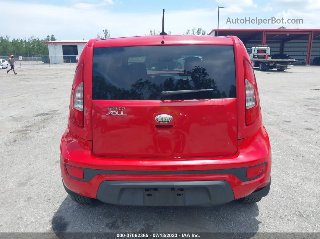 2013 Kia Soul Base Красный vin: KNDJT2A58D7576921