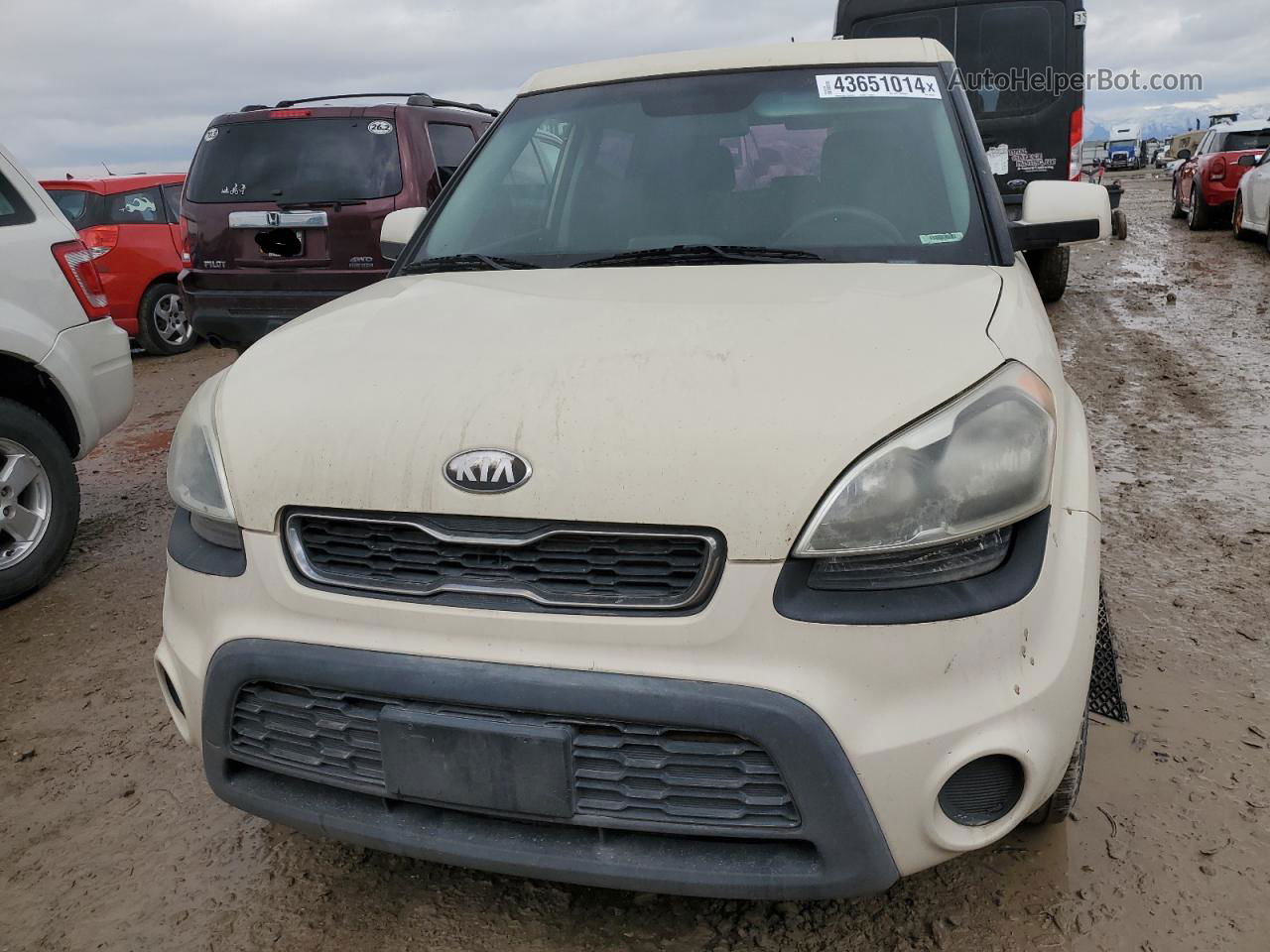 2013 Kia Soul  Cream vin: KNDJT2A58D7583108