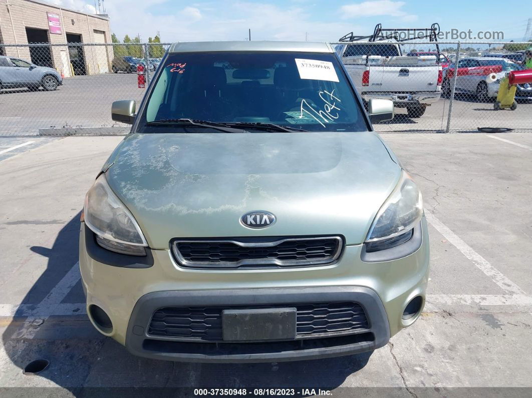 2013 Kia Soul Base Зеленый vin: KNDJT2A58D7601168