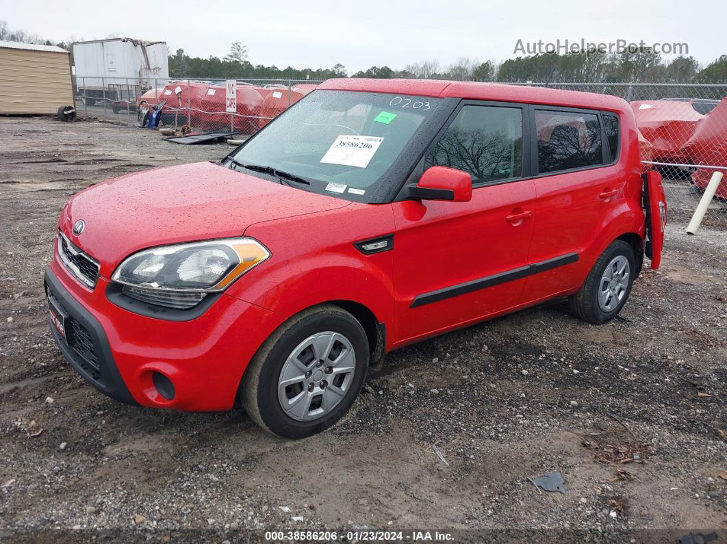 2013 Kia Soul   Красный vin: KNDJT2A58D7630203