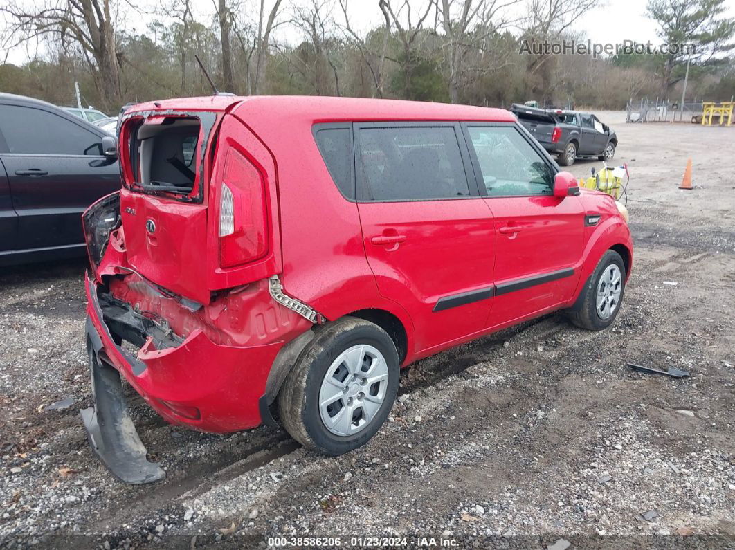 2013 Kia Soul   Red vin: KNDJT2A58D7630203