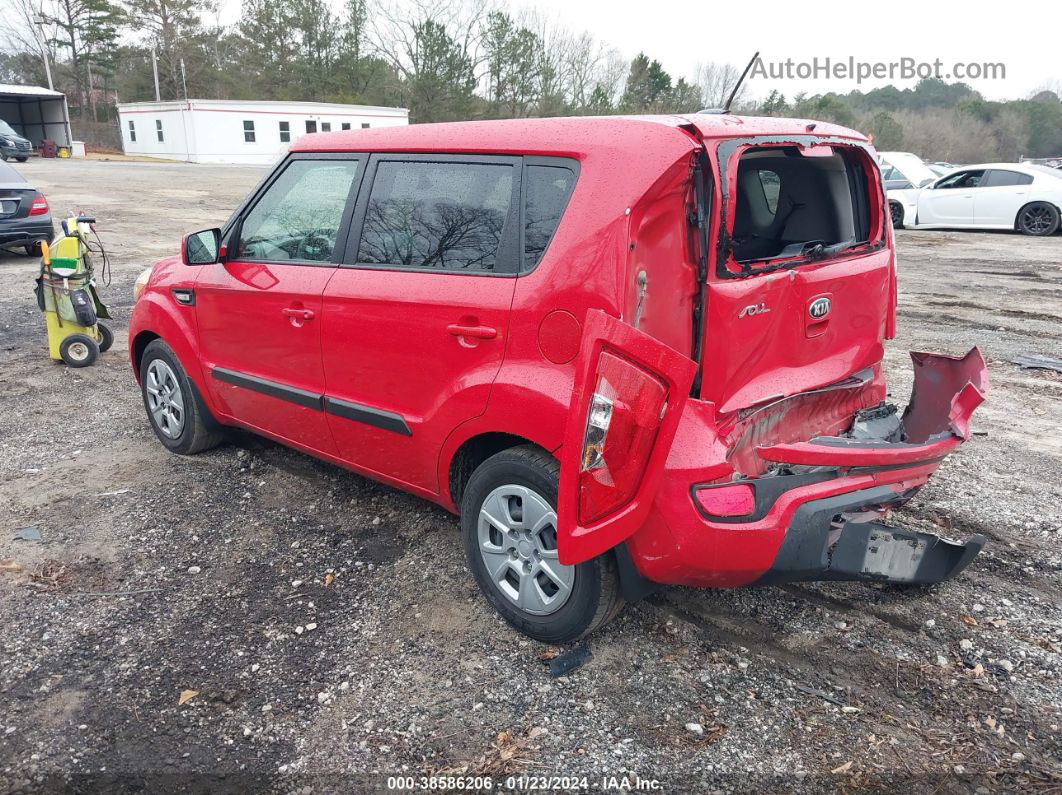 2013 Kia Soul   Красный vin: KNDJT2A58D7630203