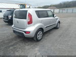 2012 Kia Soul Base Silver vin: KNDJT2A59C7412558