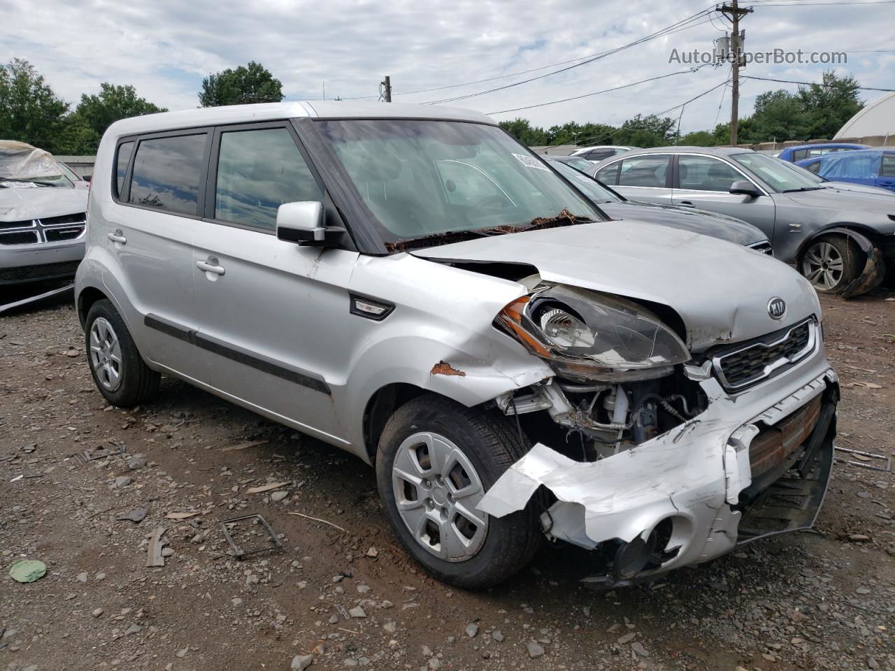 2012 Kia Soul  Silver vin: KNDJT2A59C7433734