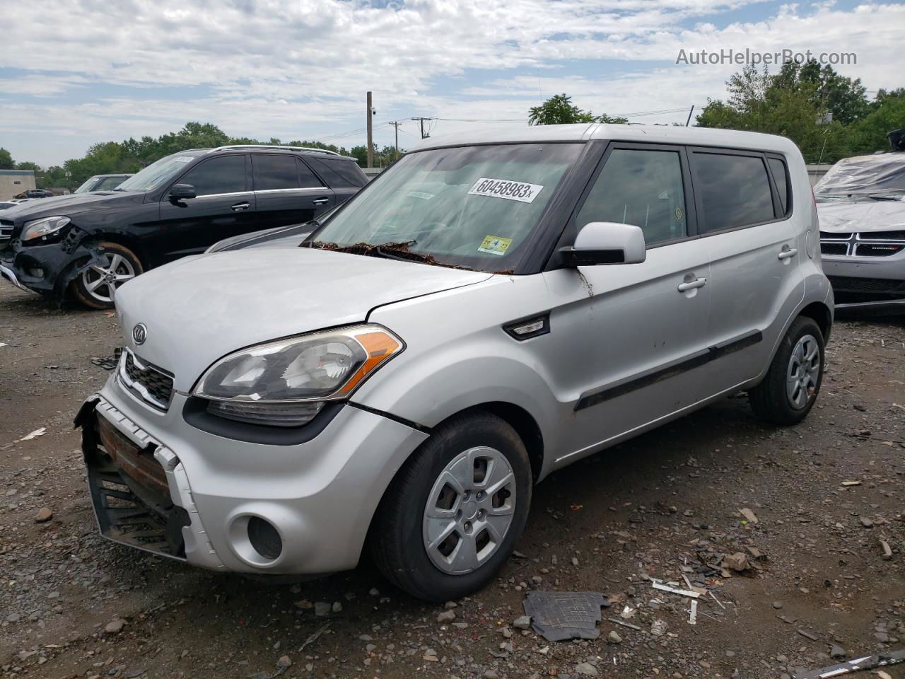 2012 Kia Soul  Silver vin: KNDJT2A59C7433734