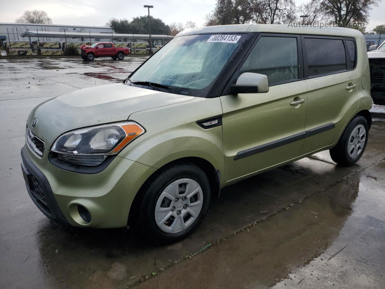 2013 Kia Soul  Зеленый vin: KNDJT2A59D7580380