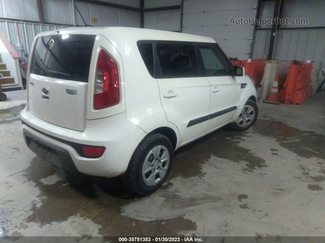 2012 Kia Soul Base Белый vin: KNDJT2A5XC7391185