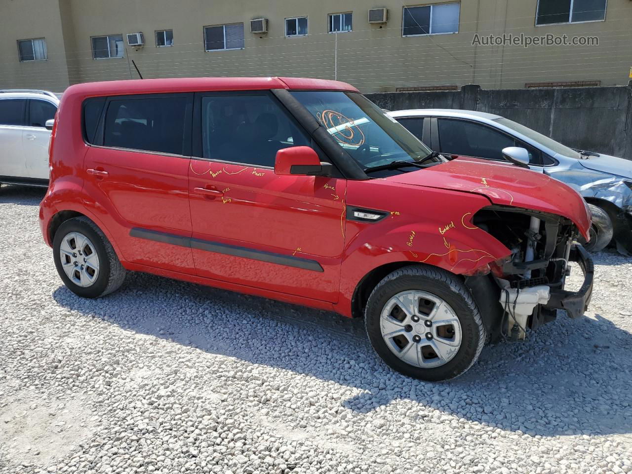 2013 Kia Soul  Красный vin: KNDJT2A5XD7510838