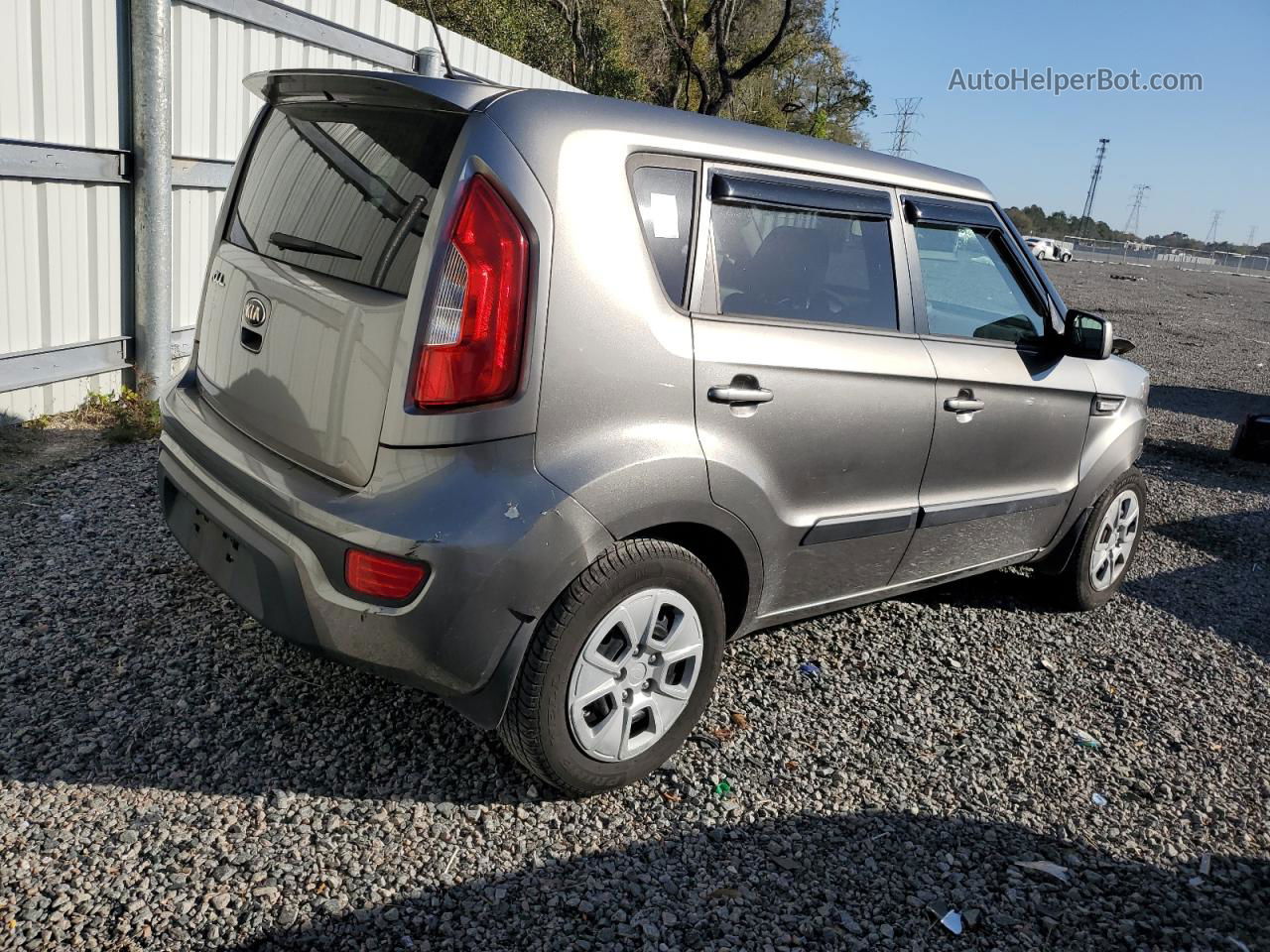 2013 Kia Soul  Gray vin: KNDJT2A5XD7578878