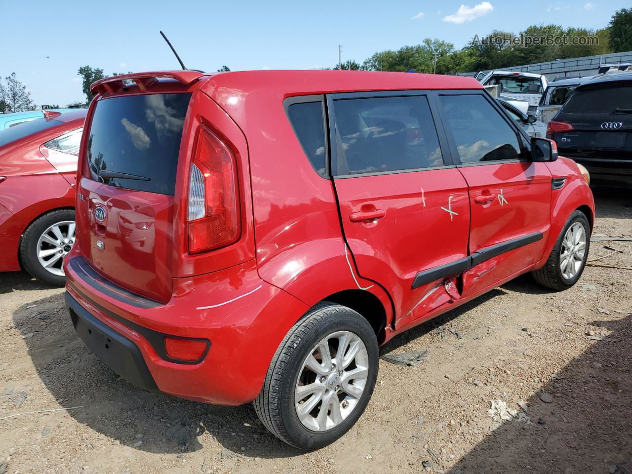 2012 Kia Soul + Красный vin: KNDJT2A60C7364649