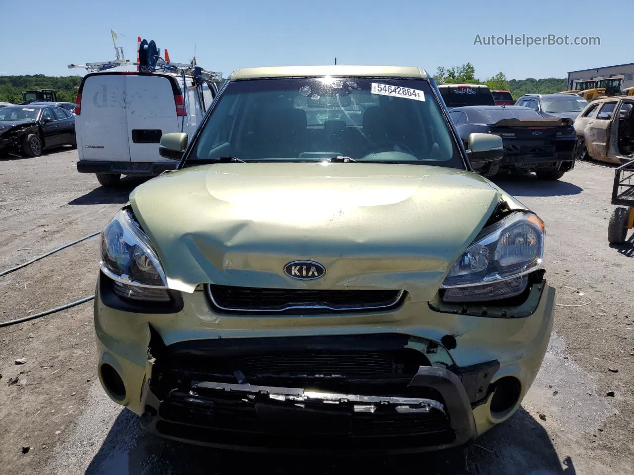 2012 Kia Soul + Green vin: KNDJT2A60C7426972