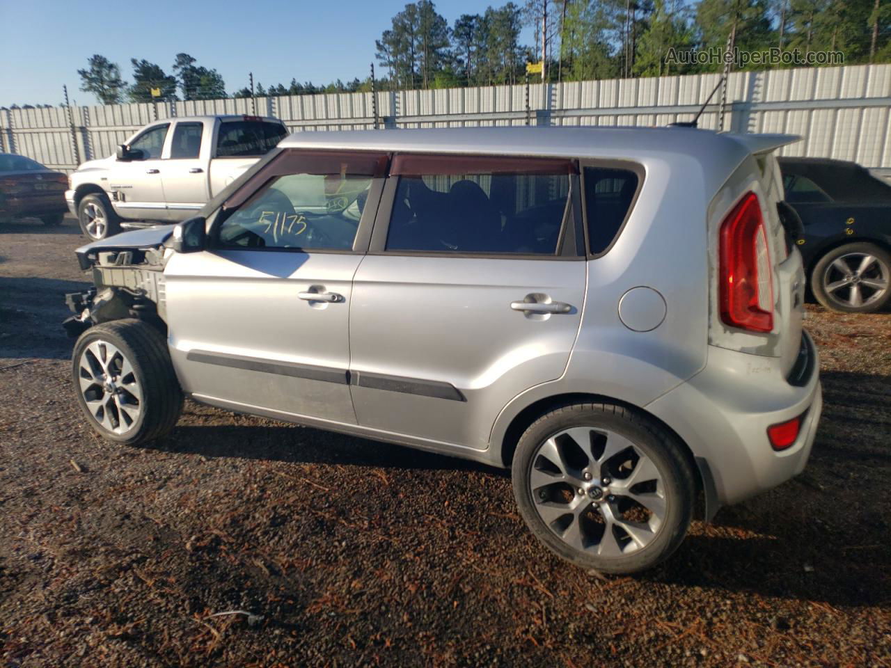 2013 Kia Soul + Серебряный vin: KNDJT2A60D7505303