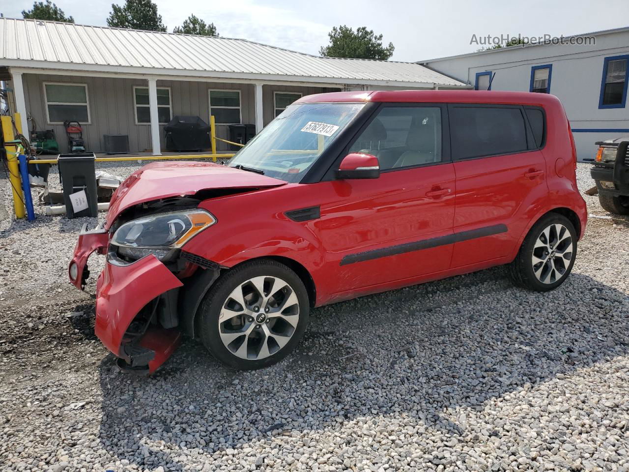 2013 Kia Soul + Red vin: KNDJT2A60D7518973