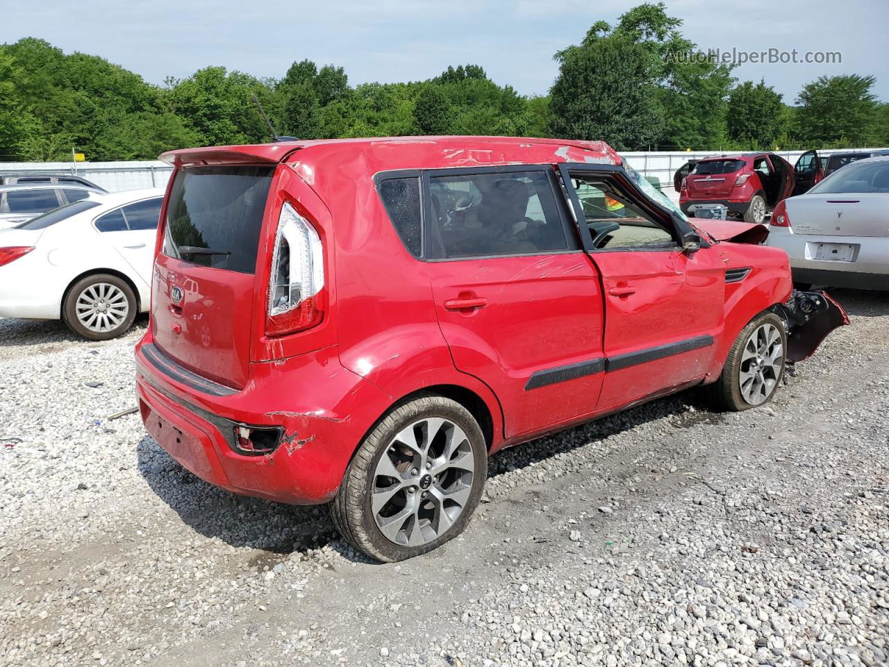 2013 Kia Soul + Red vin: KNDJT2A60D7518973