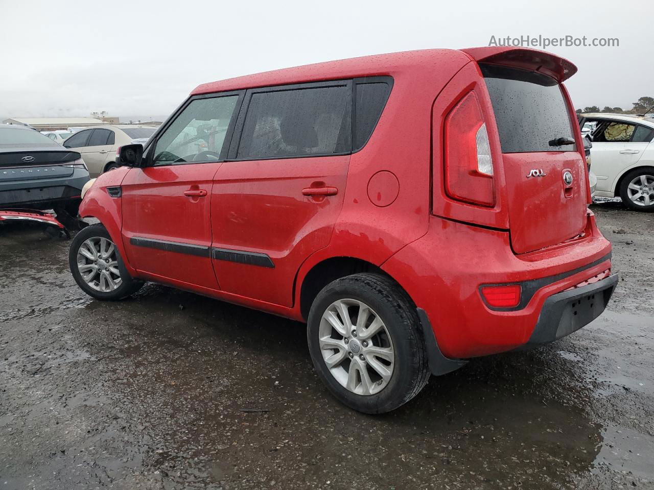 2013 Kia Soul + Красный vin: KNDJT2A60D7547597