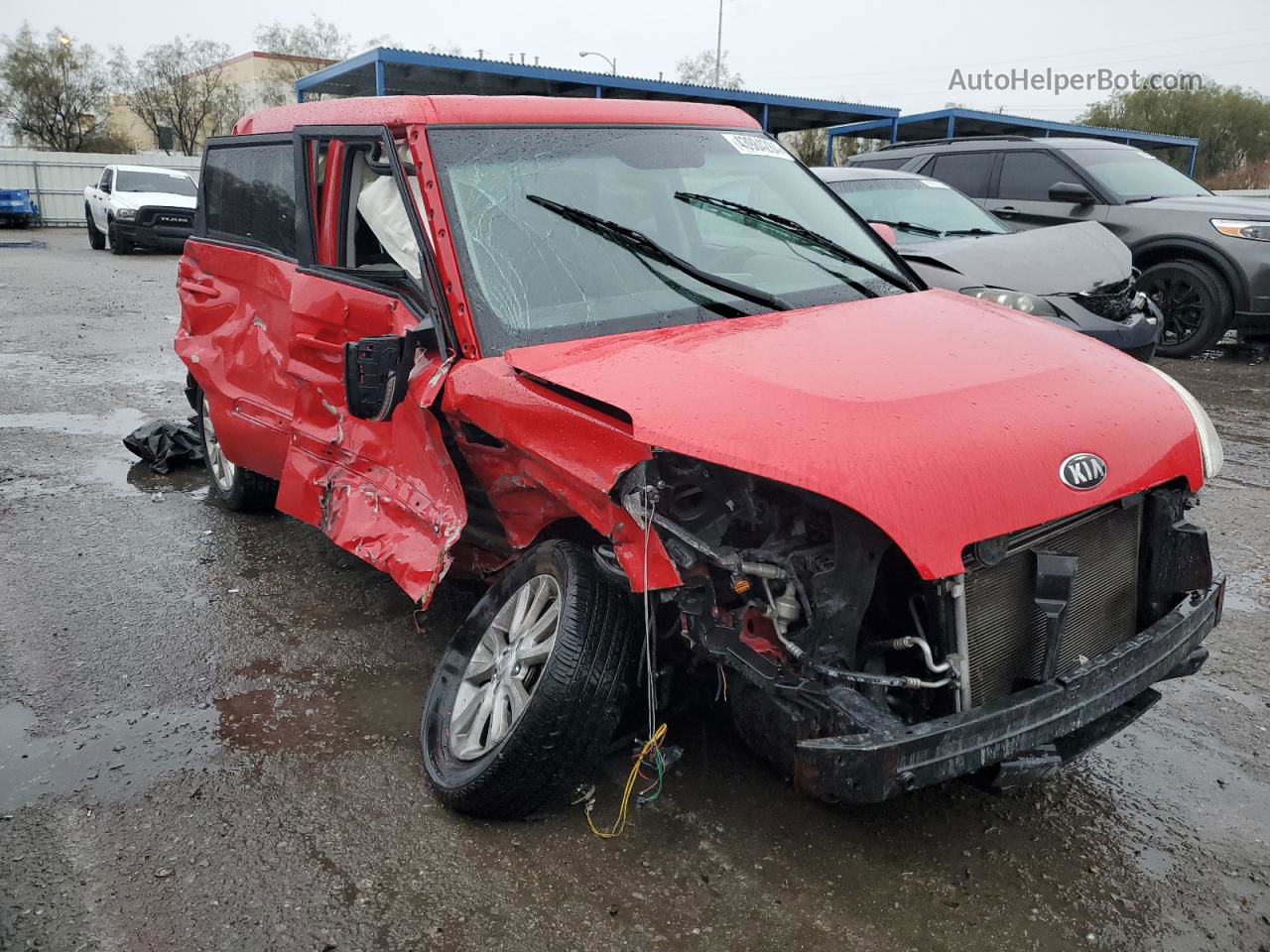 2013 Kia Soul + Красный vin: KNDJT2A60D7547597