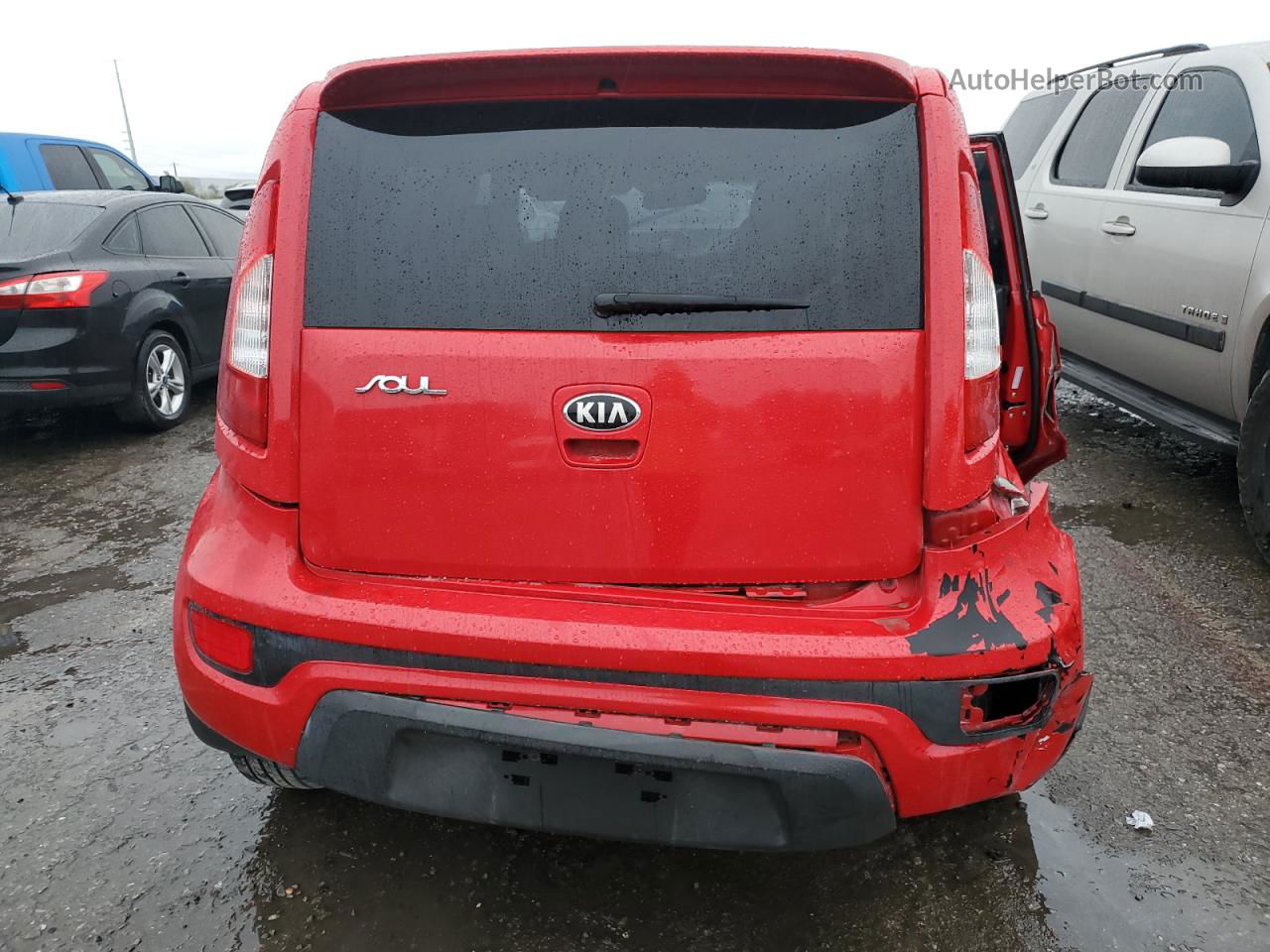 2013 Kia Soul + Красный vin: KNDJT2A60D7547597