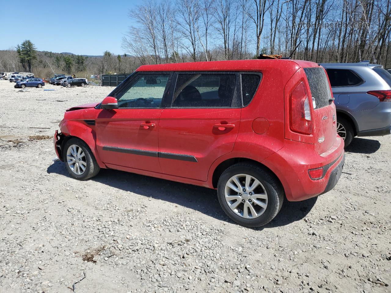 2013 Kia Soul + Burgundy vin: KNDJT2A60D7608589