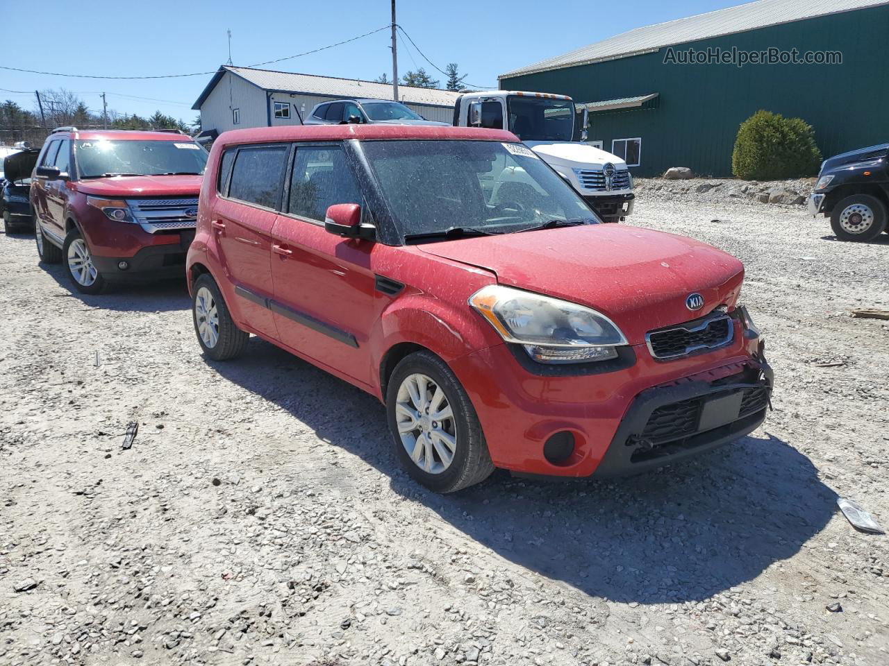 2013 Kia Soul + Burgundy vin: KNDJT2A60D7608589