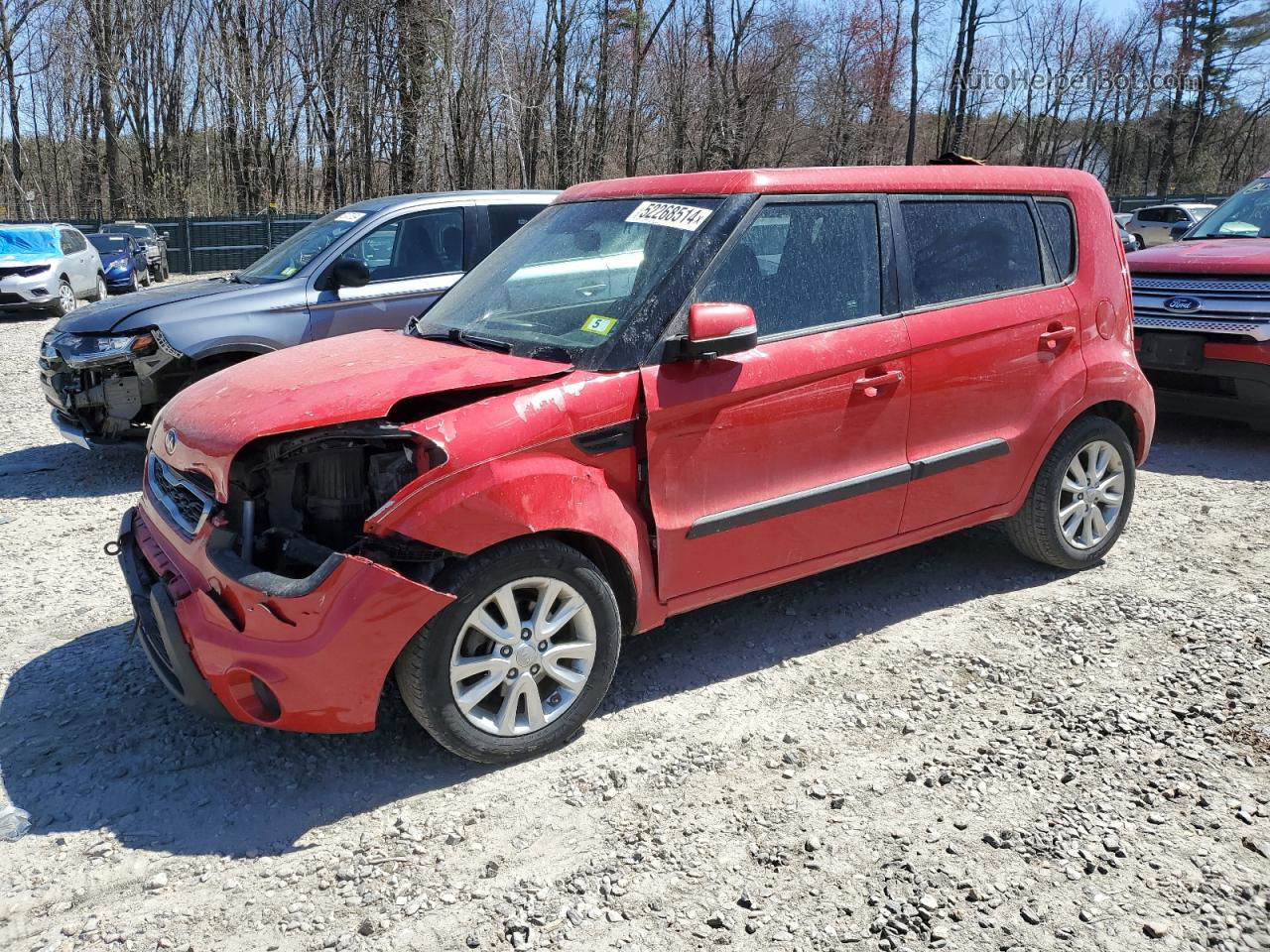 2013 Kia Soul + Burgundy vin: KNDJT2A60D7608589