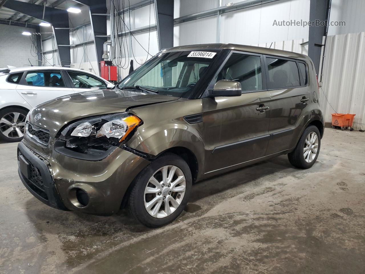 2012 Kia Soul + Желто-коричневый vin: KNDJT2A61C7392296