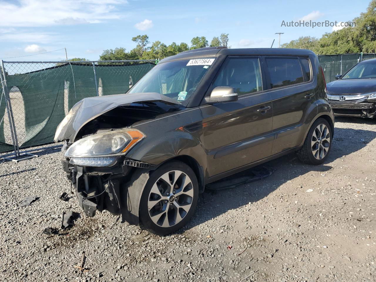 2012 Kia Soul + Brown vin: KNDJT2A61C7453744